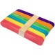 Colored wooden sticks 1.5*15 cm, ice cream, 100 pieces